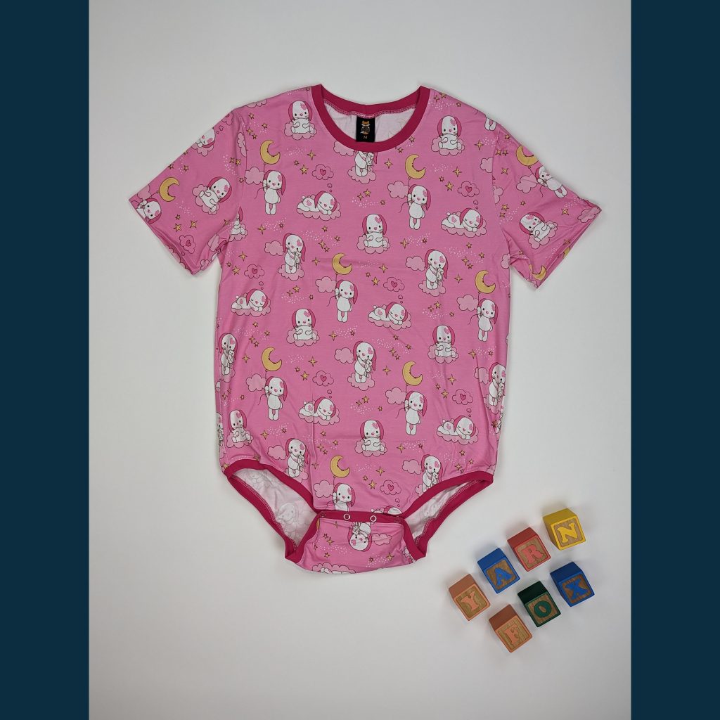 Adult Baby Body Onesie kleiner Hase little rabbit minze mint